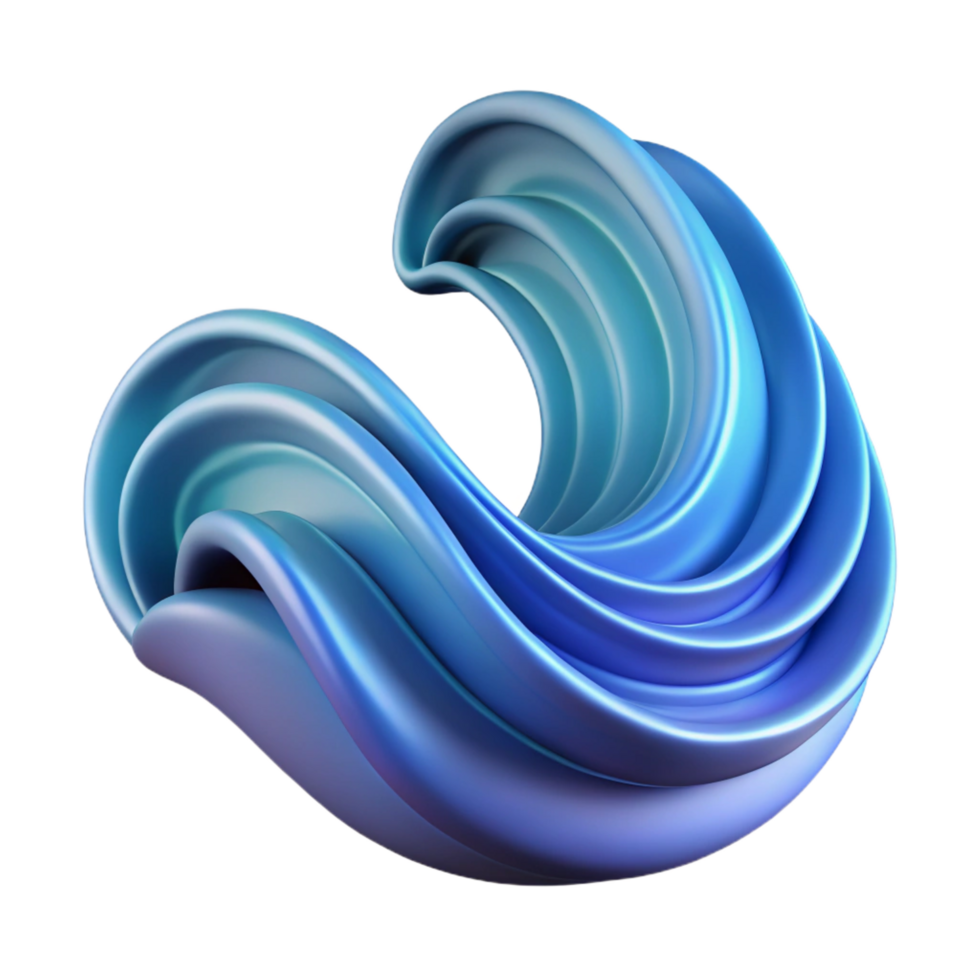 memorable mid-century Abstract representation of a wave. Clean lines, with Scalable Design. perfect clarity png