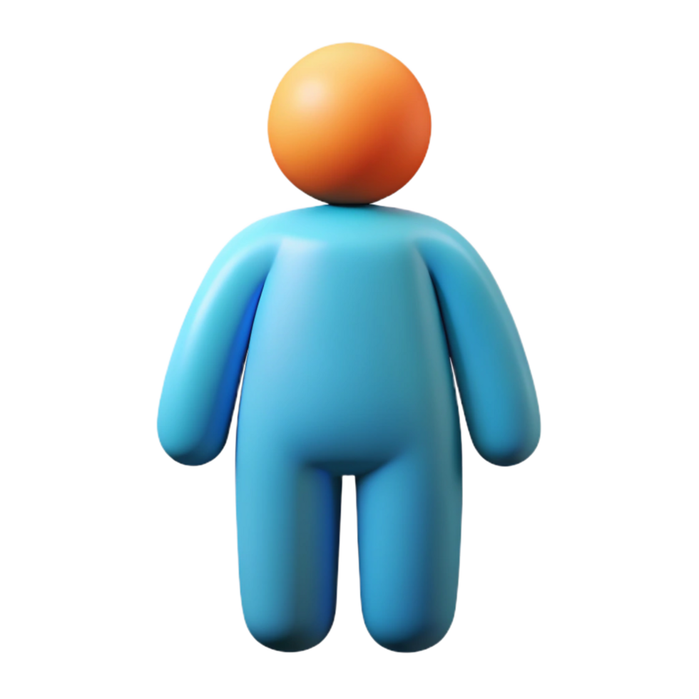 melancholic stunning Abstract representation of a human figure. Clean lines, minimal design with Scalable Design. precision png
