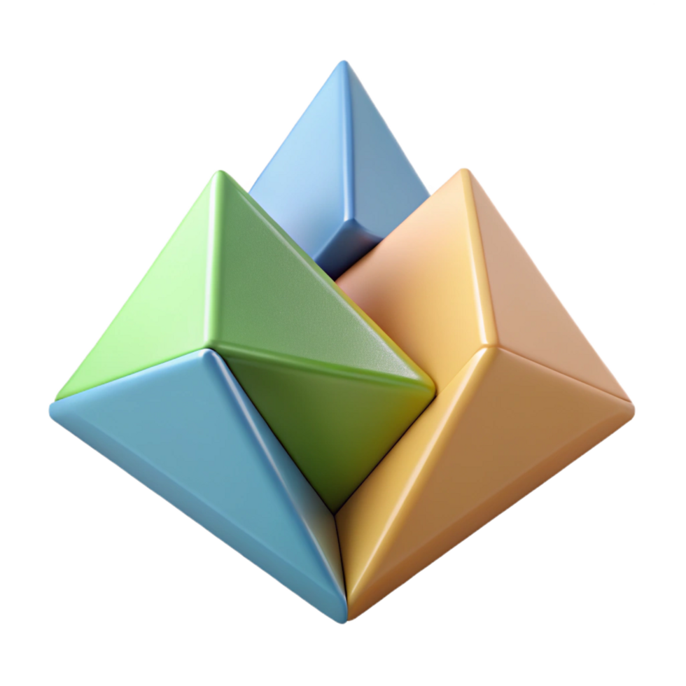 remarkable contemporary Minimal geometric composition of three triangles. Flat color, clean lines with Scalable Design. artisan png