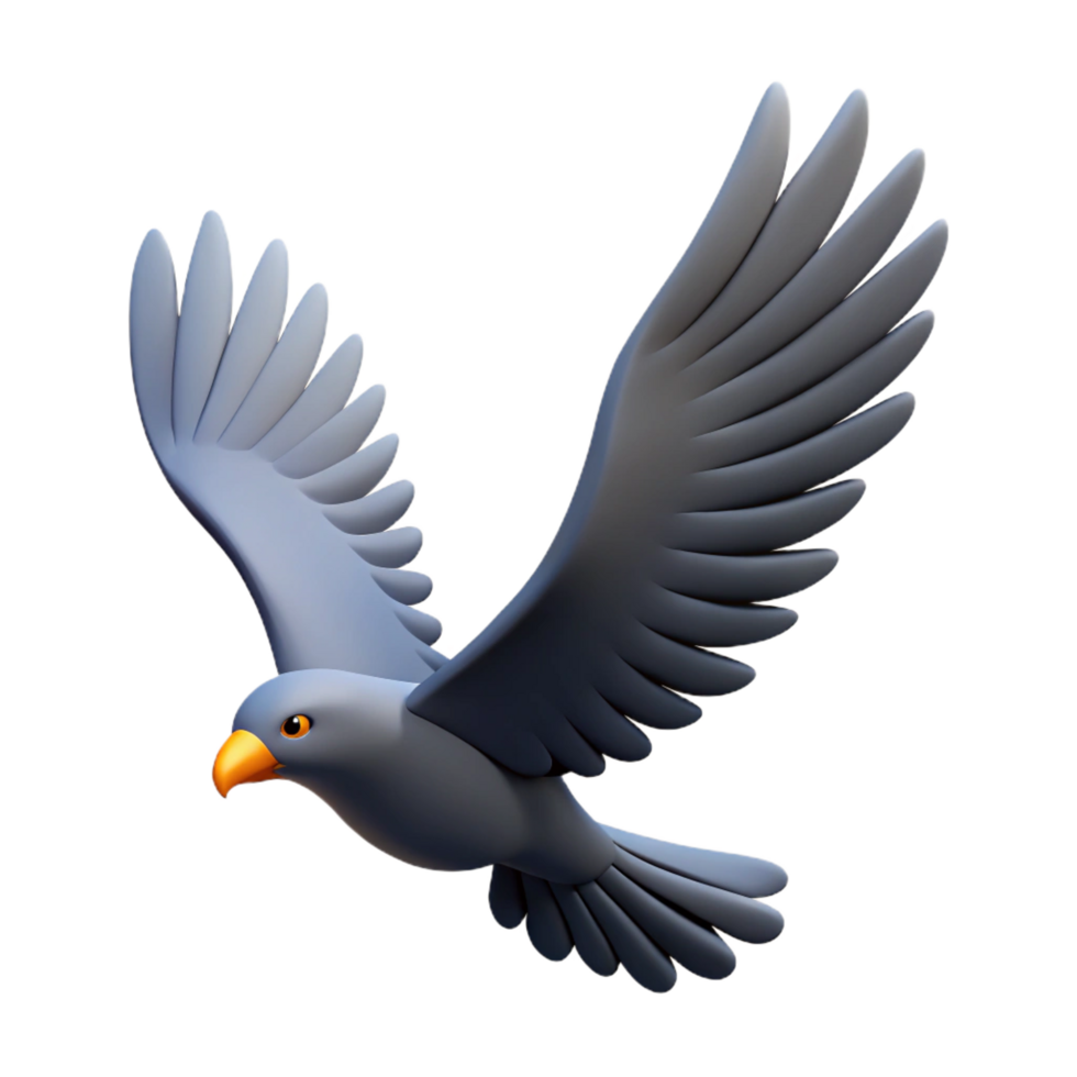 dreamy beautiful Silhouette of a soaring eagle. Clean lines, flat color, crisp edges with Scalable Design. masterfully captured png