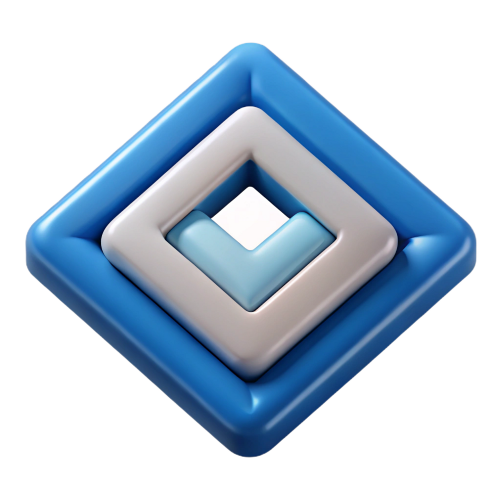 serene mysterious elegant Overlapping squares, symmetrical, single-weight stroke, with Scalable Design. artisan png