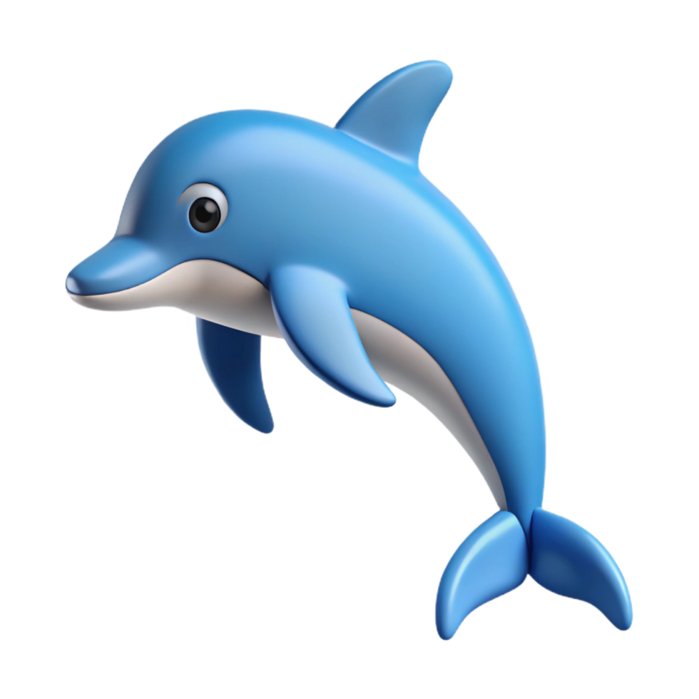 radiant ethereal modern Scalable silhouette of a playful dolphin leaping. Flat color, crisp edges with Scalable Design. original png