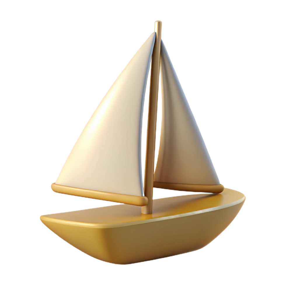 radiant geometric Scalable silhouette of a sailboat. Minimal, single-weight stroke with Scalable Design. crisp png