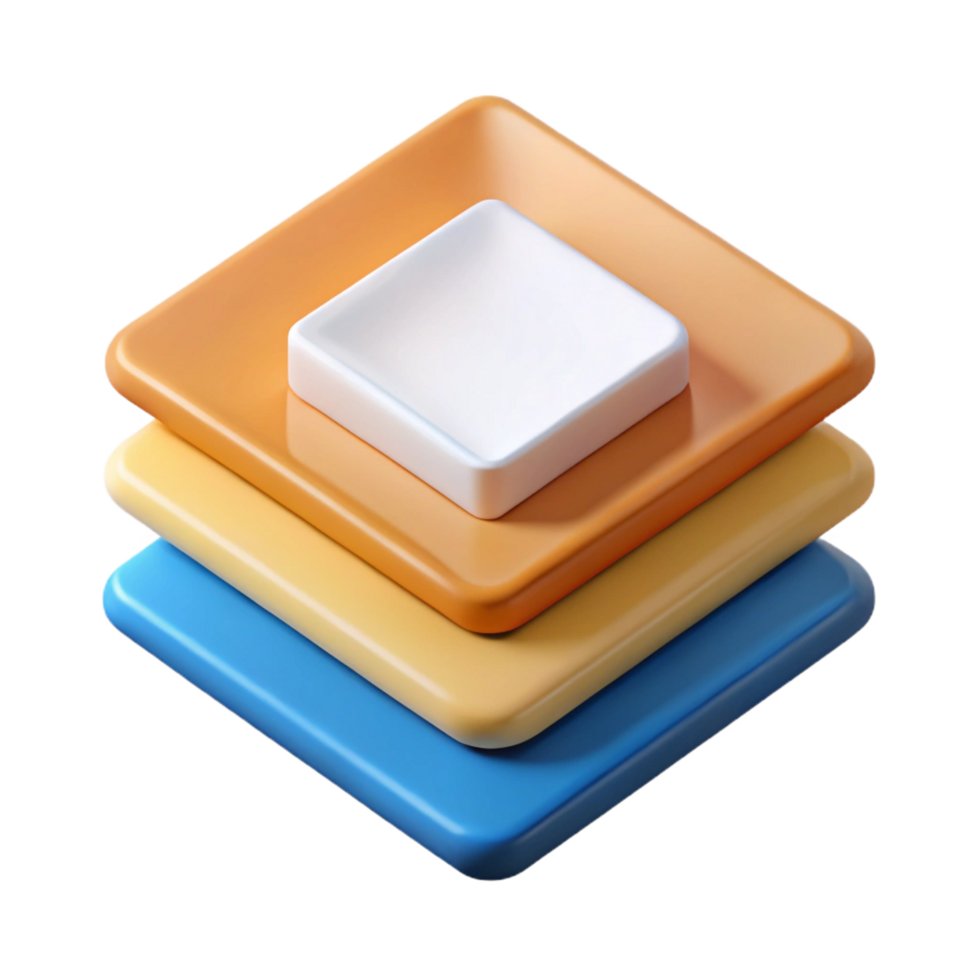 stunning notable Overlapping squares, clean lines, flat color, minimal design with Scalable Design. png