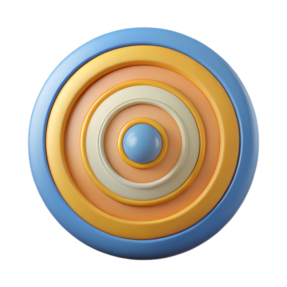 elegant mid-century Concentric circles, flat color, symmetrical, geometric with Scalable Design. exclusive png