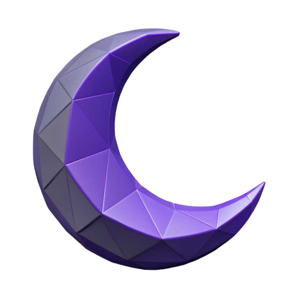dreamy radiant Geometric crescent moon. Clean lines, scalable, flat color with Scalable Design. fine detail png