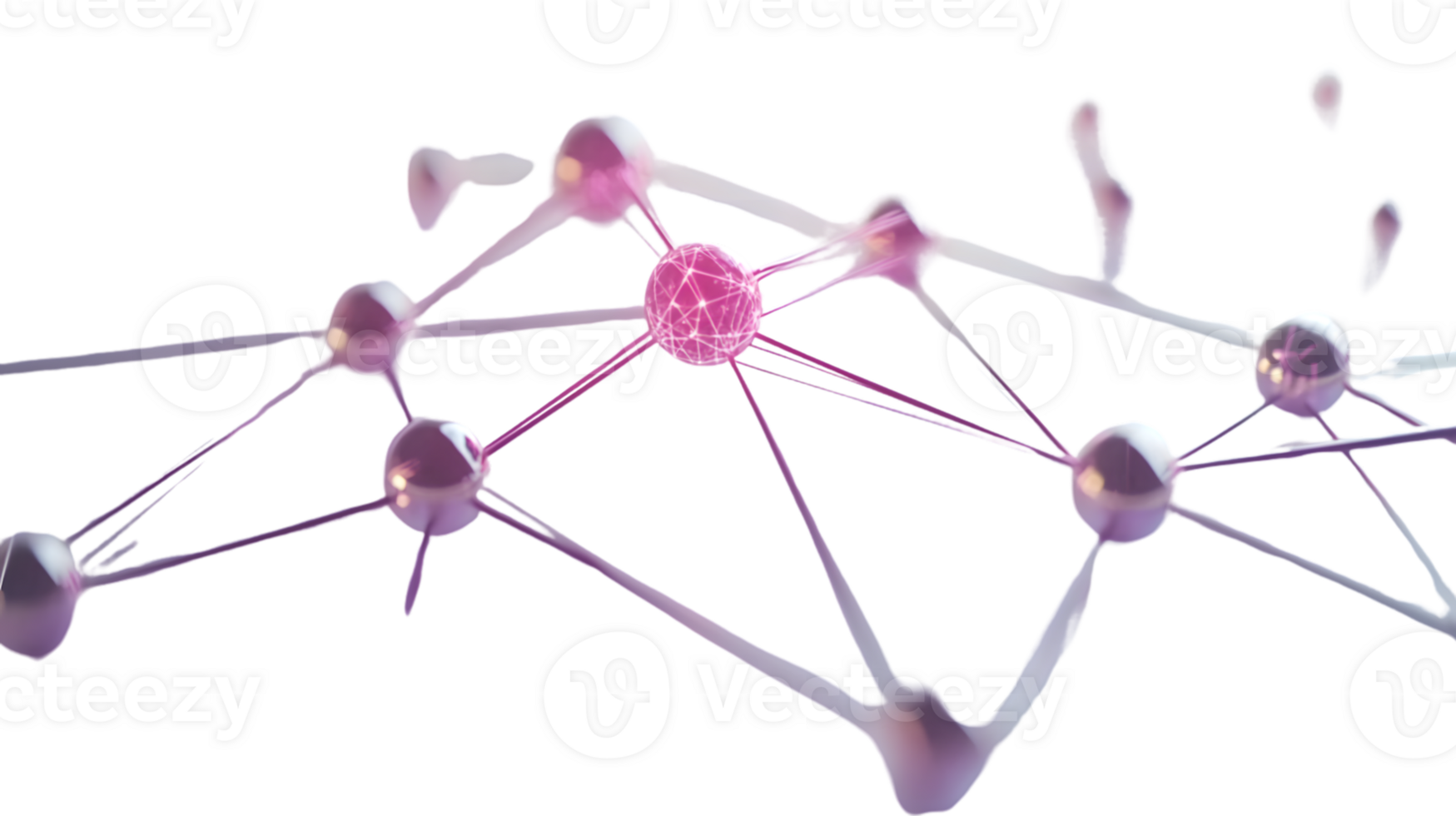 Neural Network Visualization Interconnected Neurons in a Complex Structure for Scientific and png