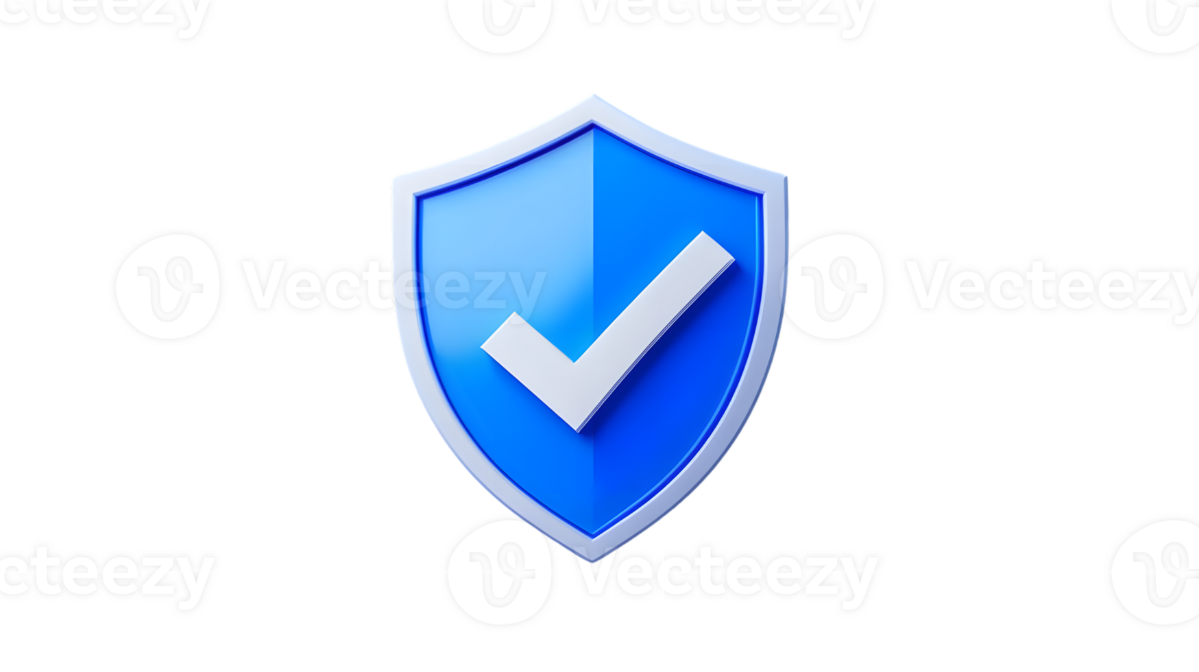 Shield Icon with Checkmark Security Protection and Verification Symbol for Digital Safety png