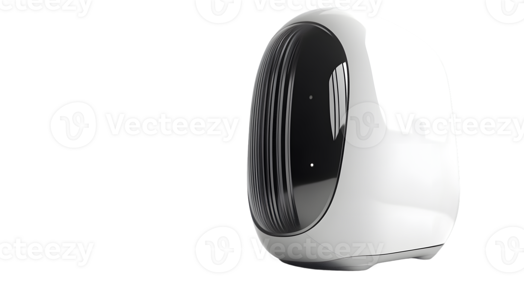 Futuristic Device with Sleek Design and Circular Interface for Modern Technology Applications png