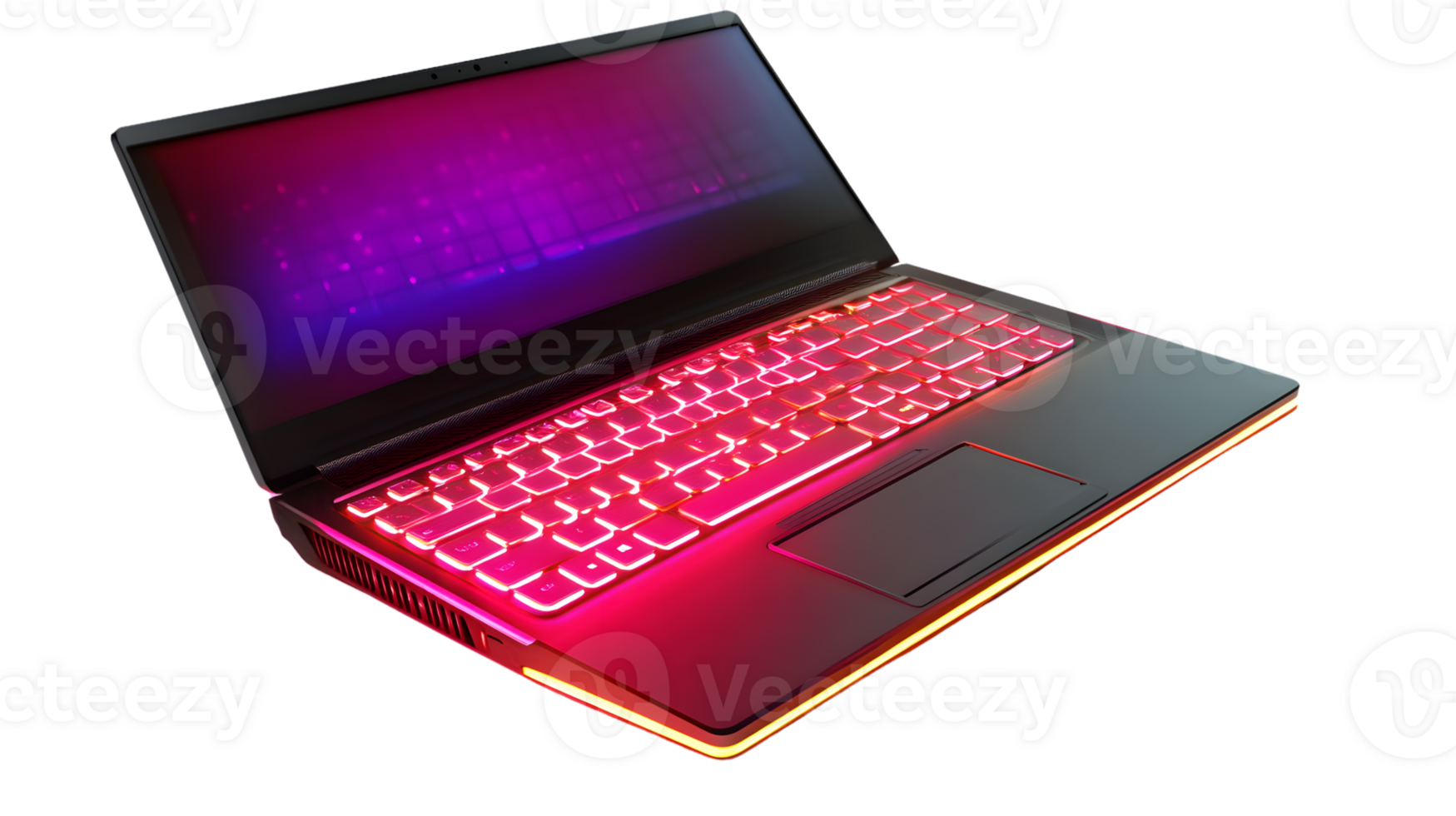 Gaming Laptop with Illuminated Keyboard and Vibrant Display Perfect for Tech Enthusiasts and G png