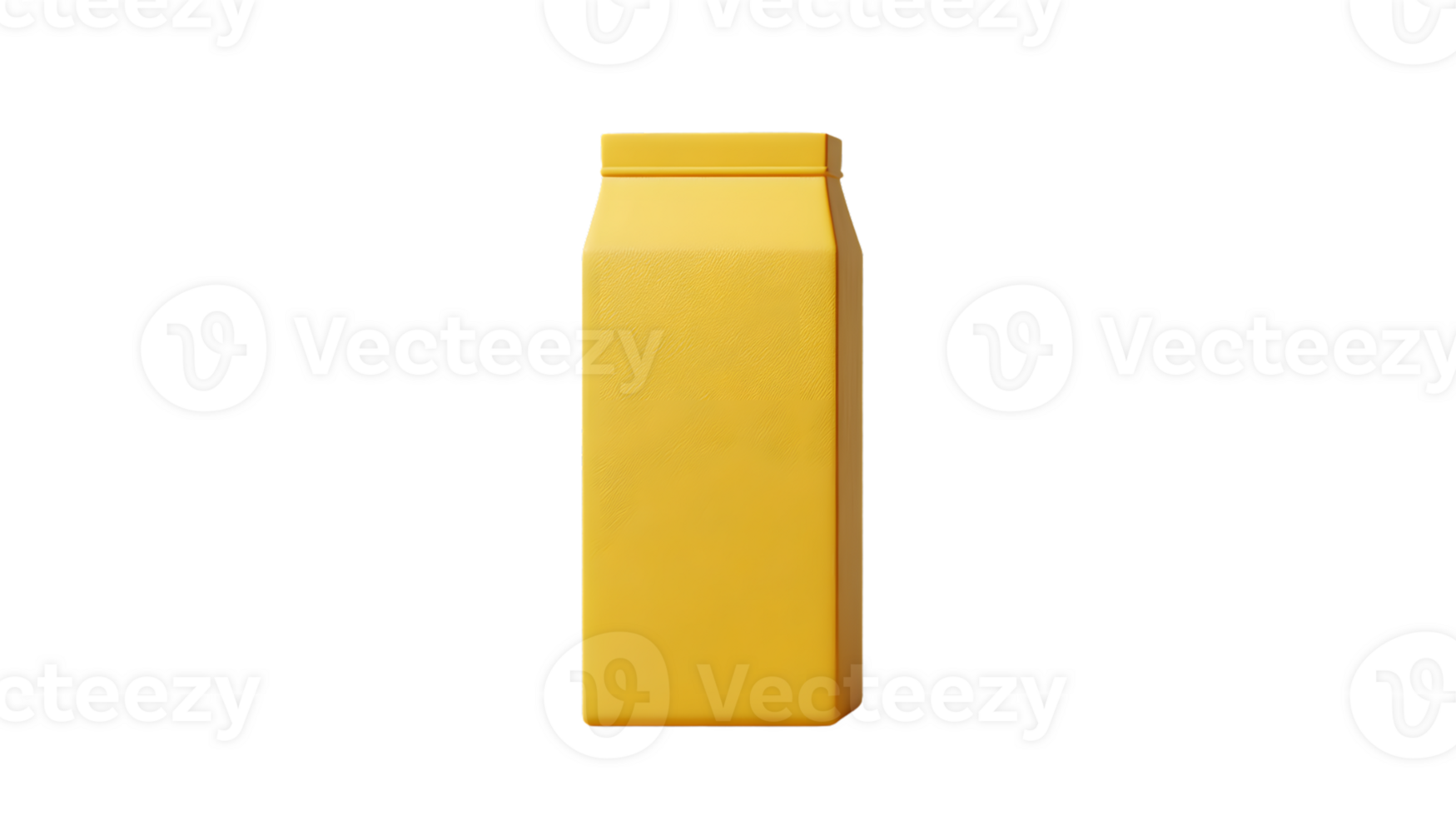 Minimalist Yellow Container on Black Background Modern Design for Packaging Product Mockup a png