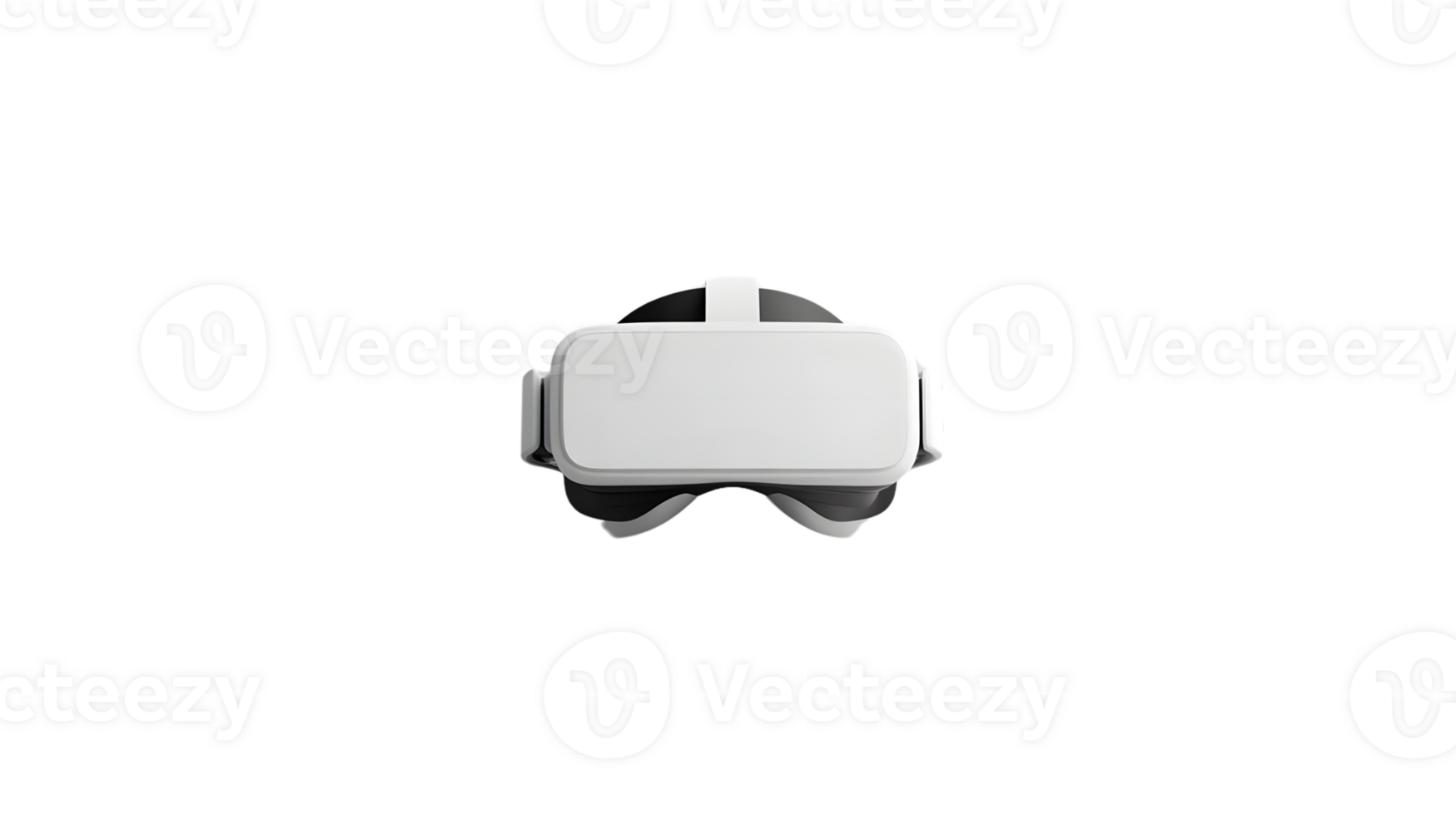 Virtual Reality Headset Isolated on Black Background for Gaming Entertainment and Immersive E png