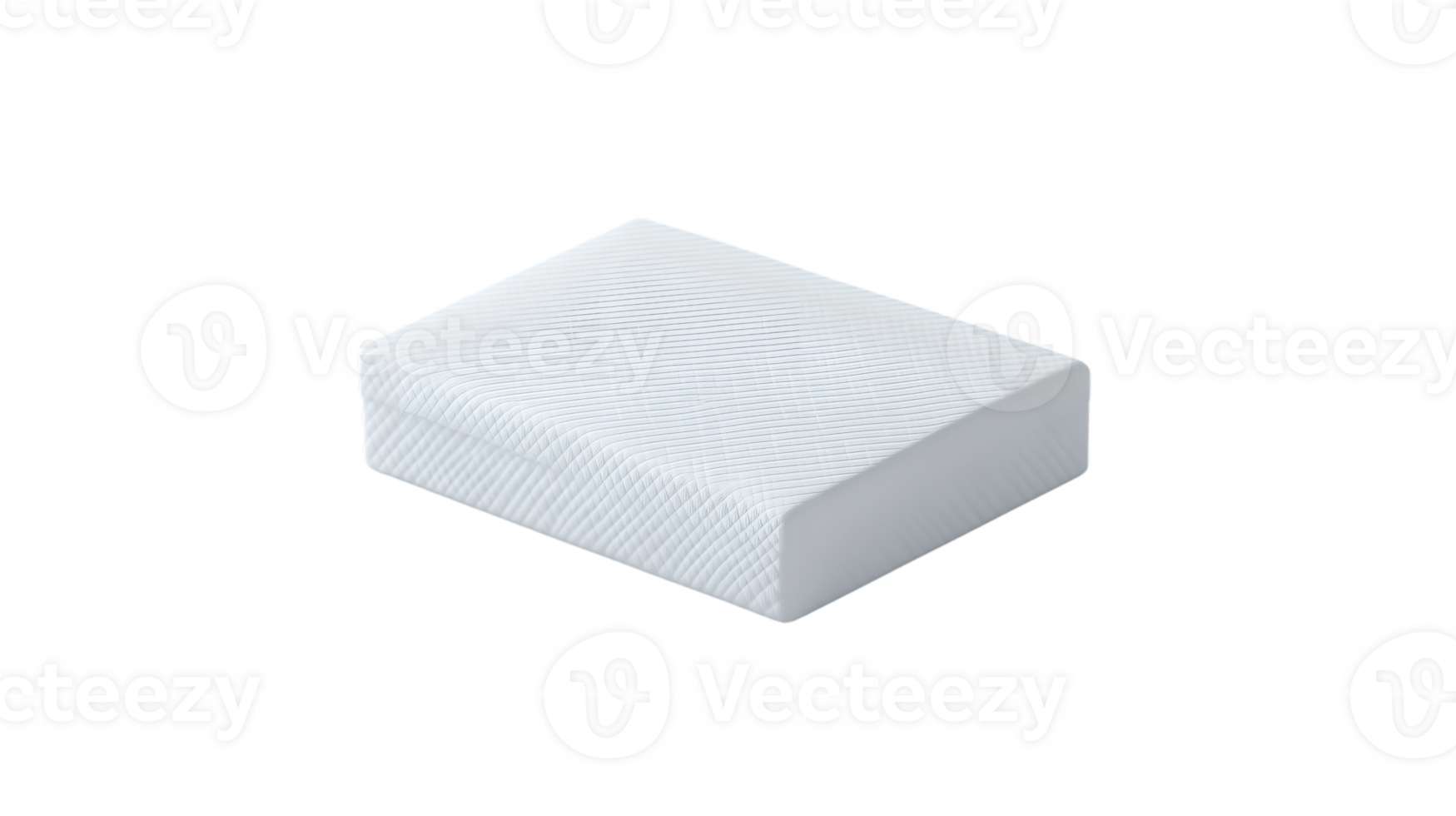 White Memory Foam Mattress on Black Background Comfortable Sleep Solution for Restful Nights png