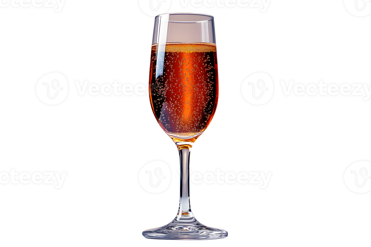 A glass of sparkling beverage with bubbles perfect for celebrations and festive occasions png