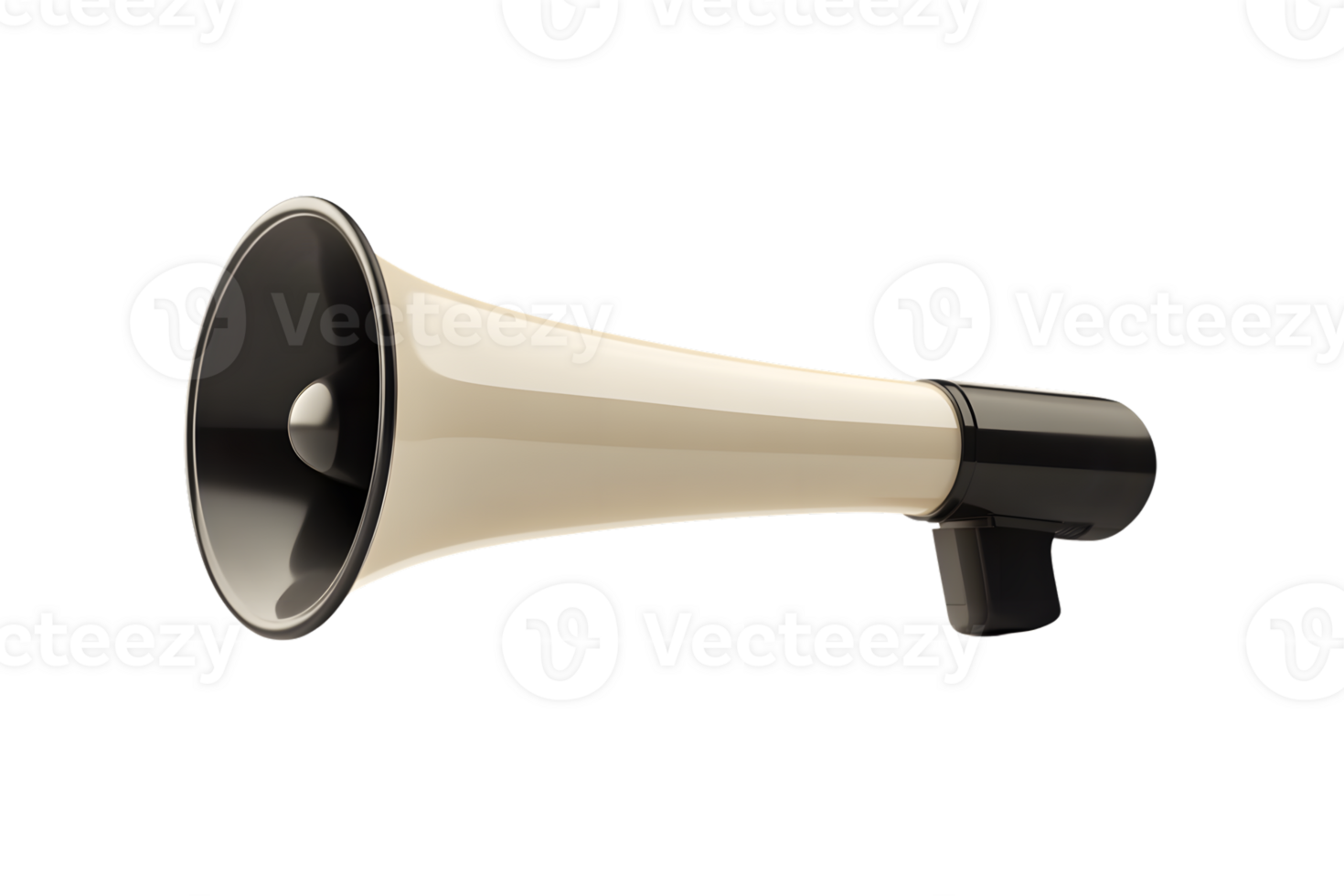 A sleek megaphone with a modern design perfect for communication and announcements png