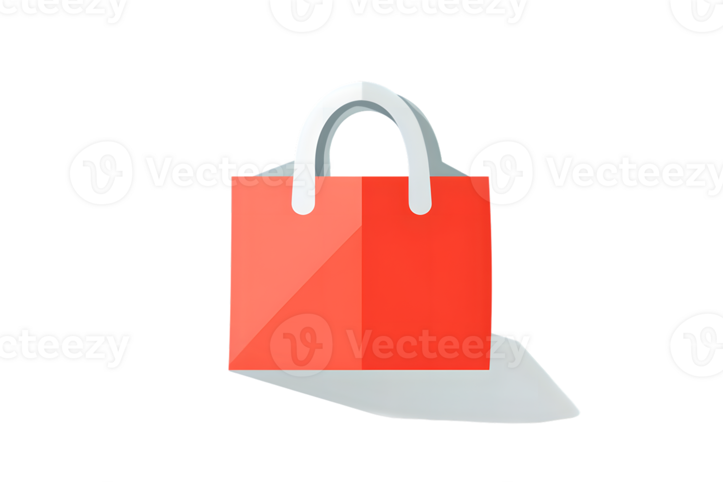 A vibrant shopping bag icon with a sleek design perfect for ecommerce and retail themes png