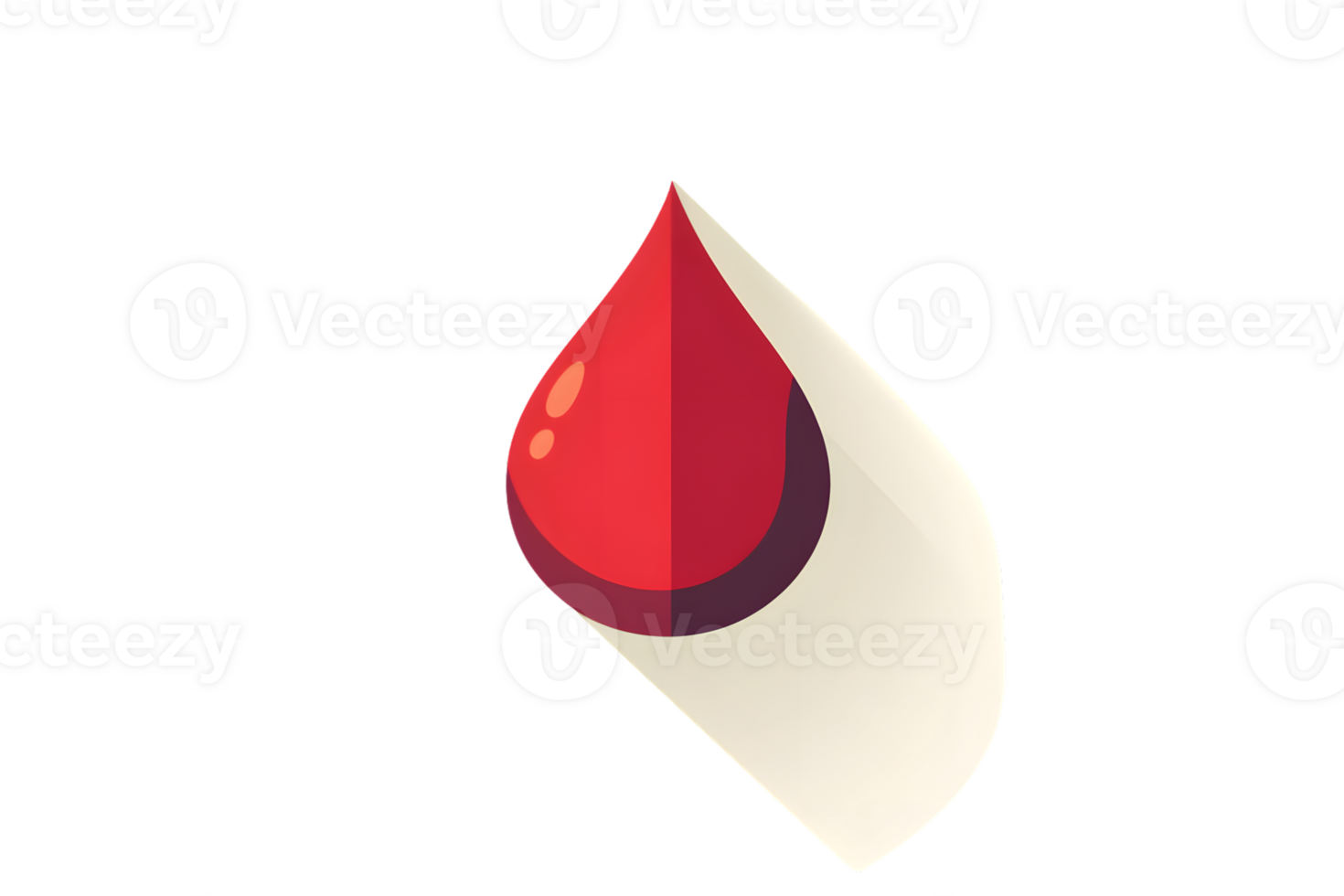 Blood Drop on White Surface Medical Health and Science Icon Design png