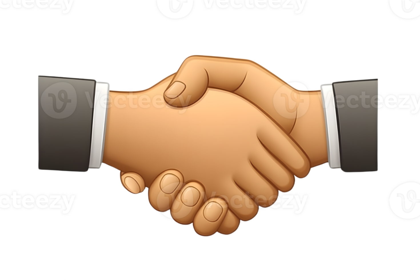 Handshake Illustration Professional Agreement and Partnership Symbol for Business Deals Colla png