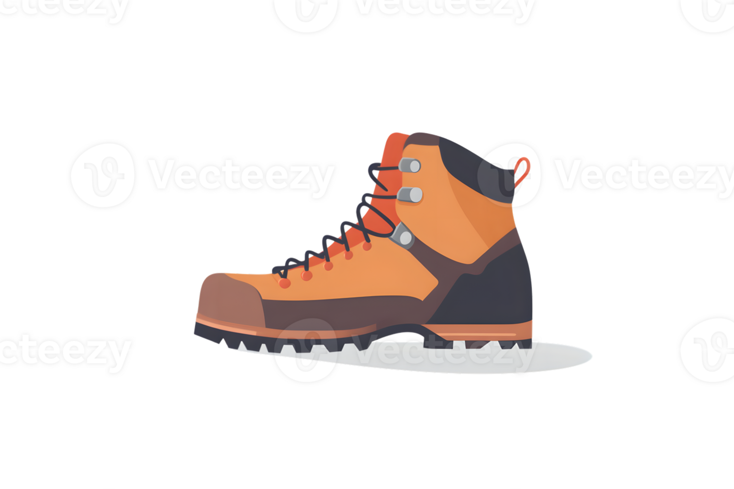 Hiking Boot Illustration Outdoor Adventure Gear for Trekking and Exploration png