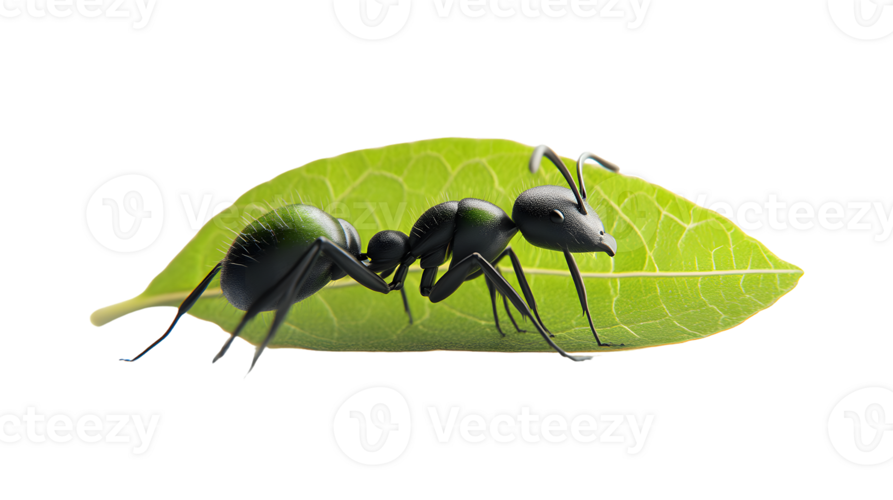 Ants Collaborating on a Leaf Natures Tiny Workers in Action png