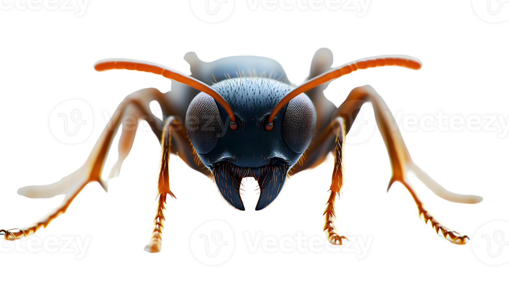 CloseUp of an Insect with Detailed Features and Vibrant Colors Ideal for Nature Studies and E png