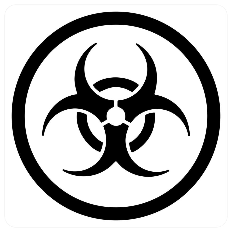 Biological icon concept in black color vector