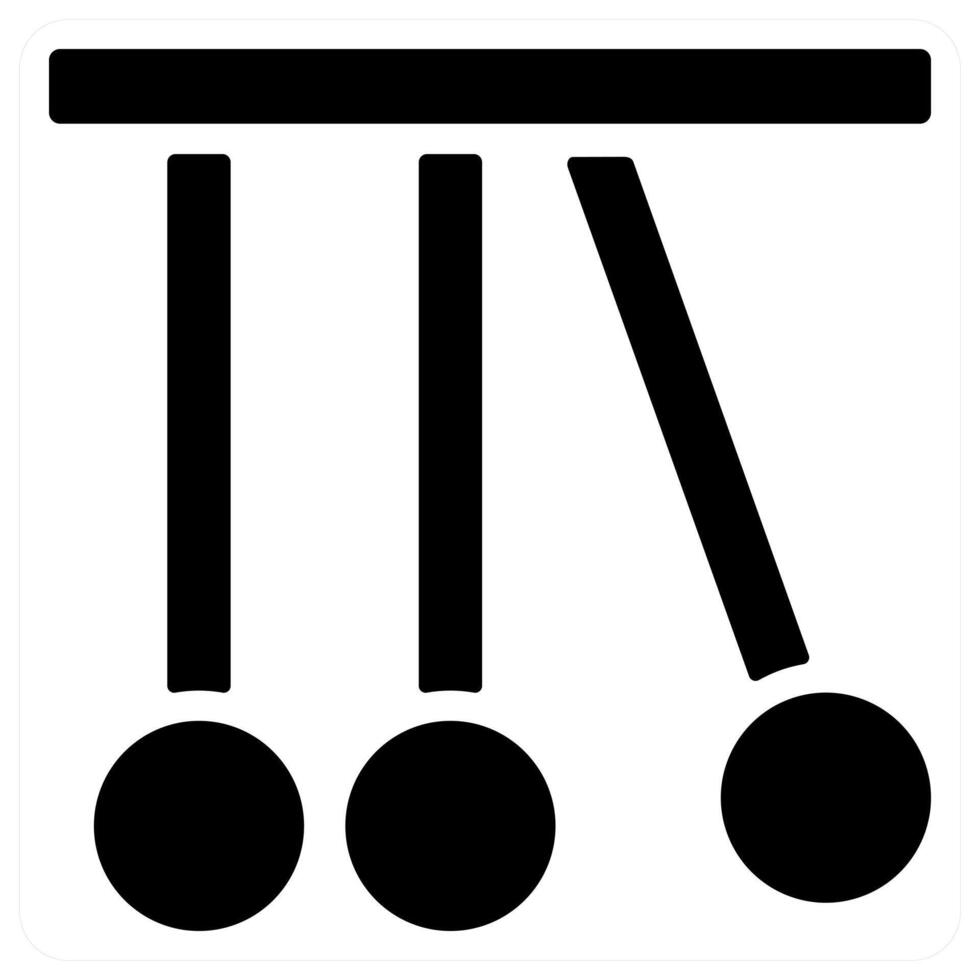 Newton icon concept in black color vector
