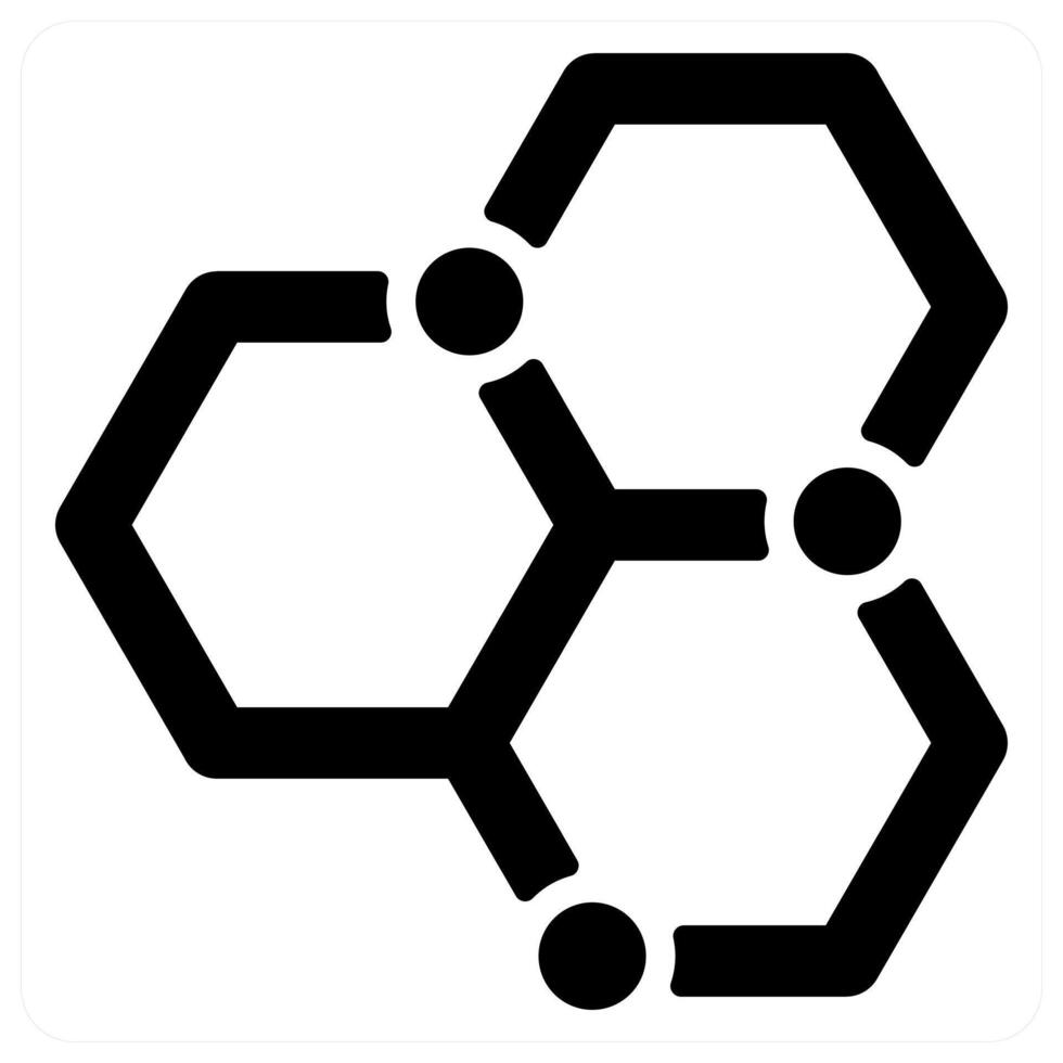 Chemistry and physics concept in black color vector