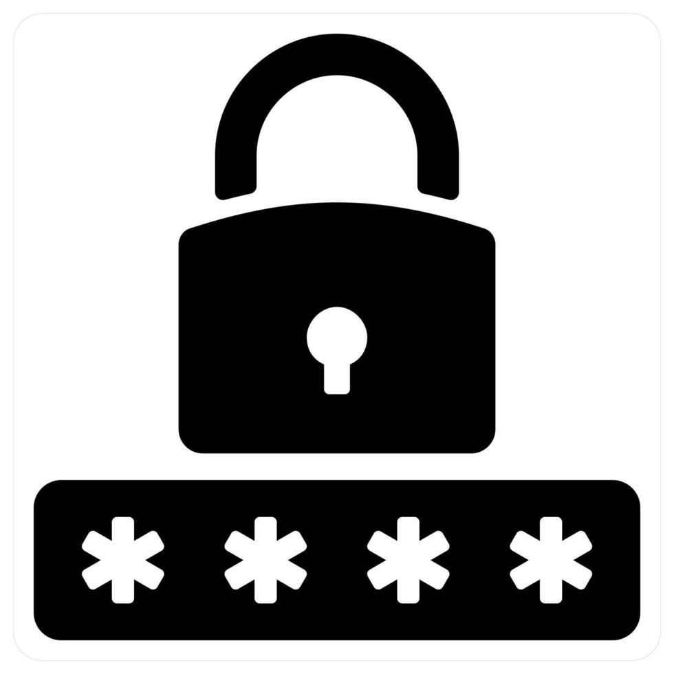 Login icon concept in black color vector