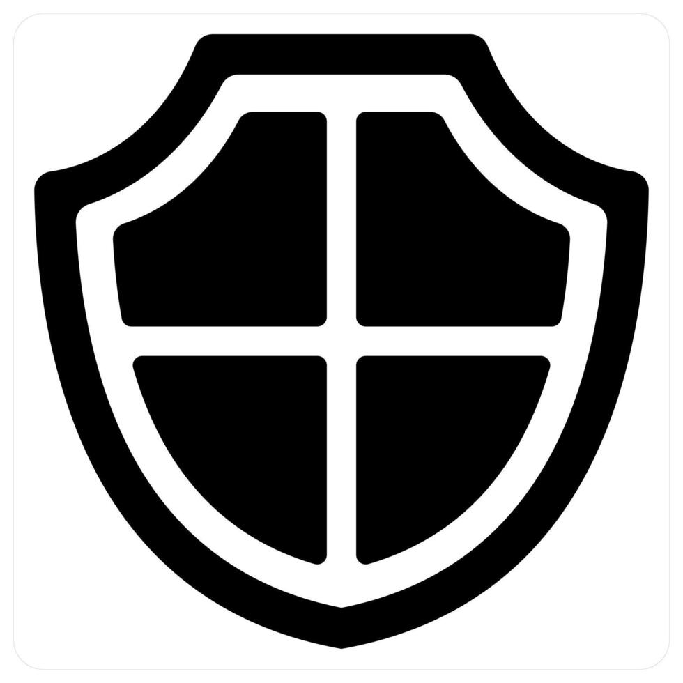 Antivirus Security icon in black color vector