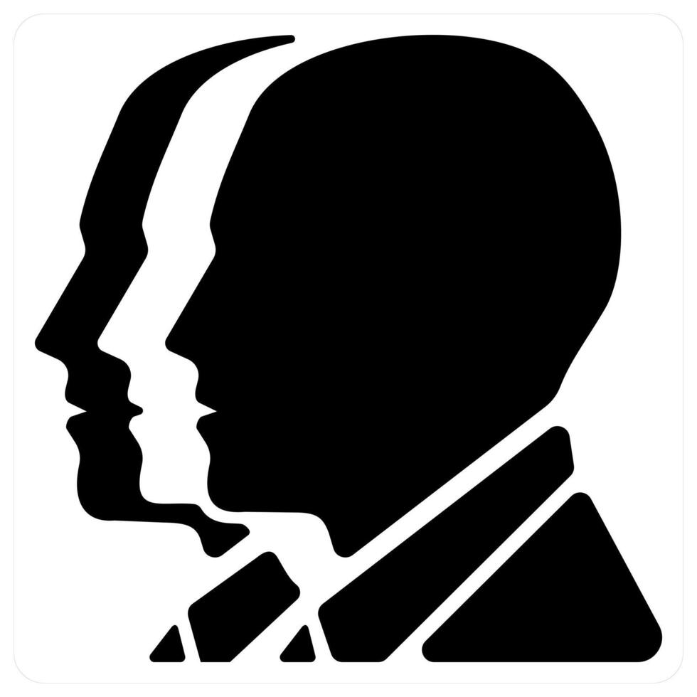 Group People icon concept in black color vector