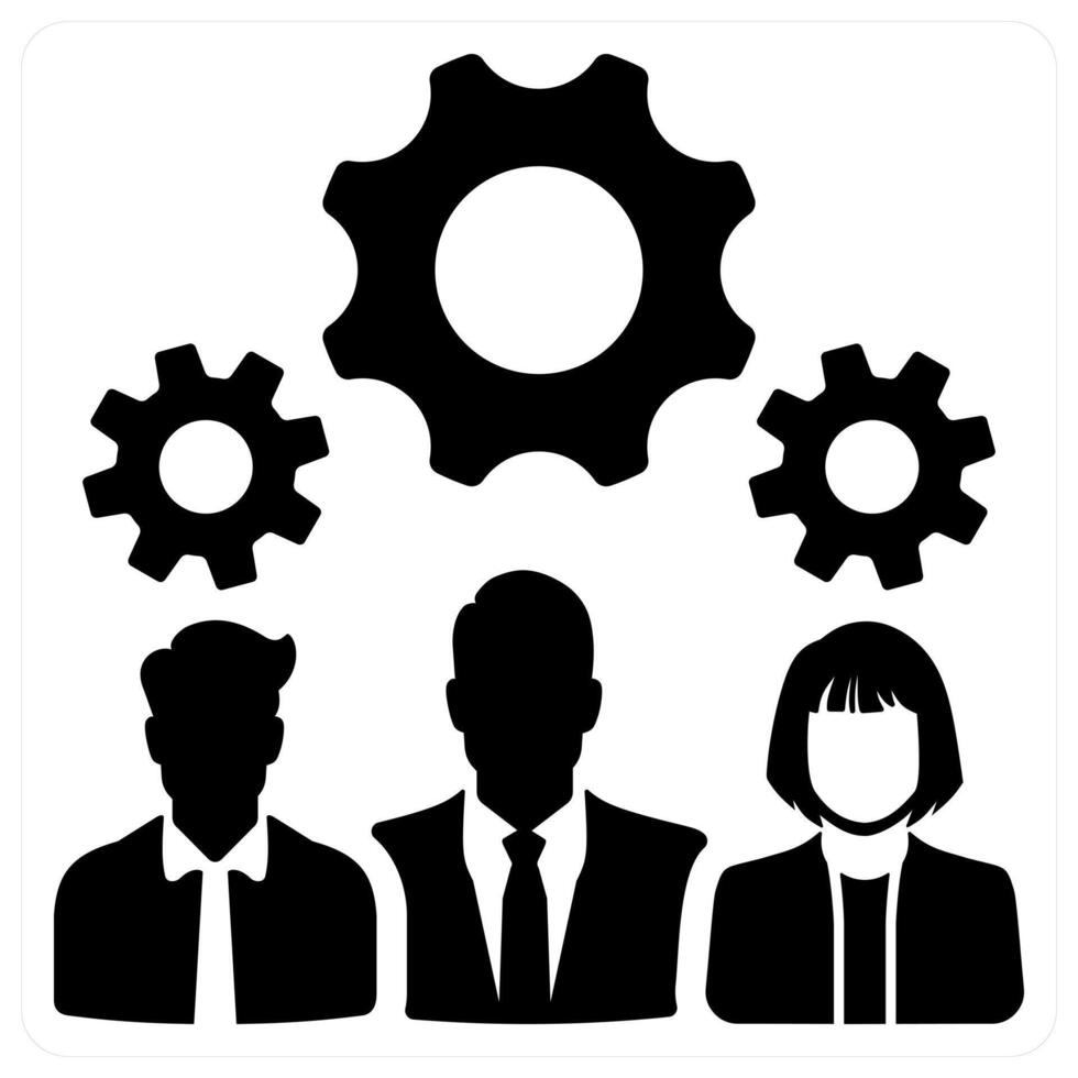 Specialist icon concept in black color vector