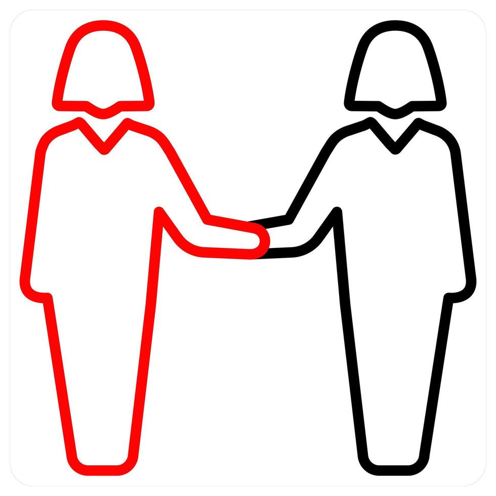 friends and gender concept icon vector