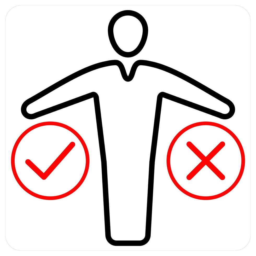 Review and feedback icon concept in red line color vector