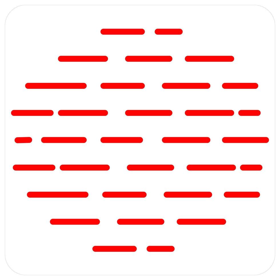 Foggy and mist icon concept in red line color vector