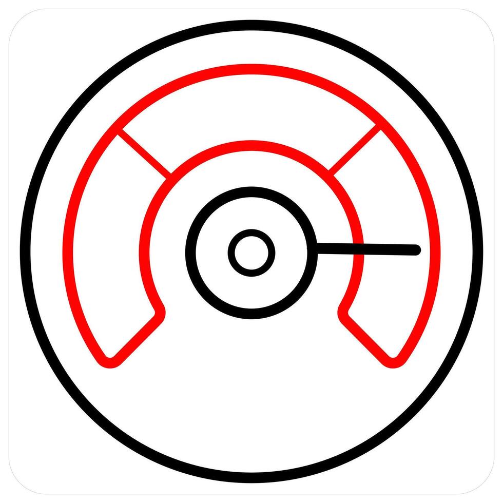 Forecast and weather concept in red line color vector
