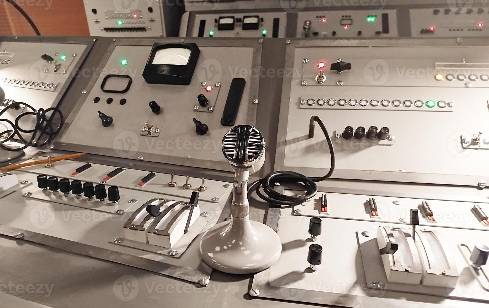 Vintage broadcasting studio gear photo