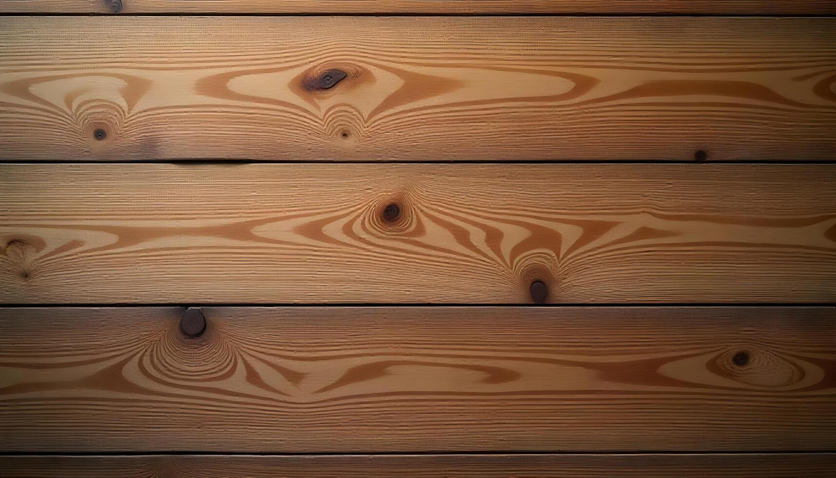 Warm brown wooden texture with natural grain patterns and subtle knots. photo