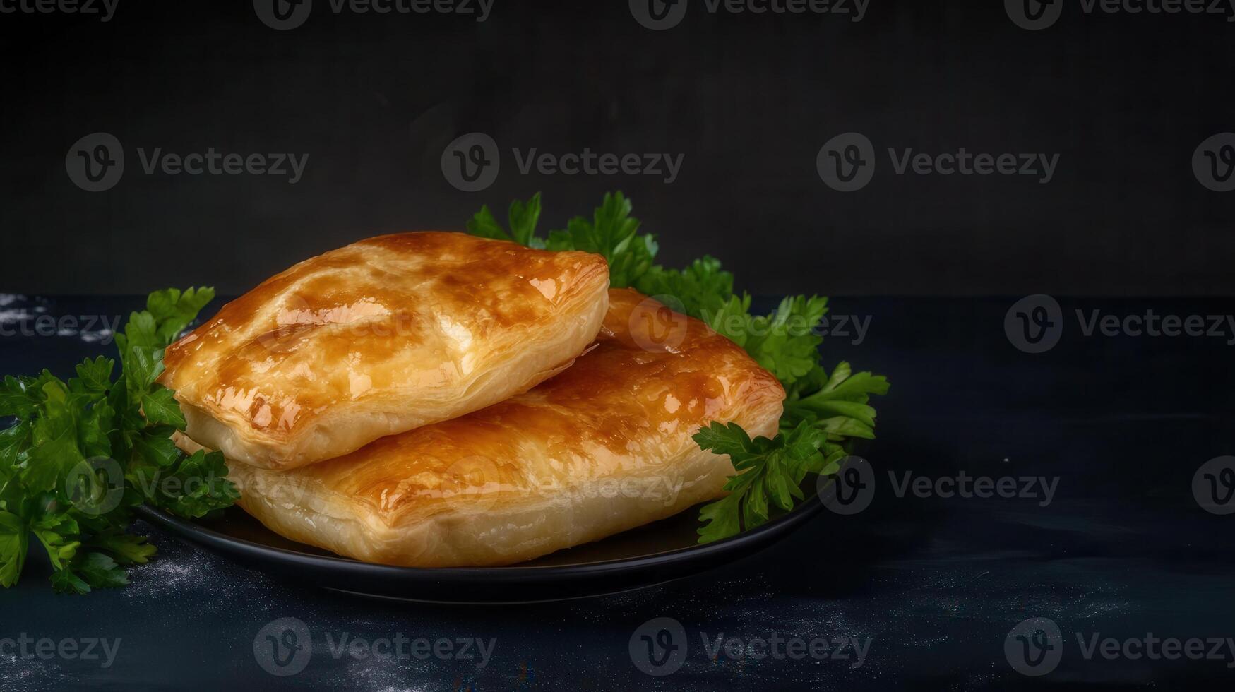 Satisfying plate featuring a delicious sandwich accompanied by fresh ingredients for a complete meal experience photo