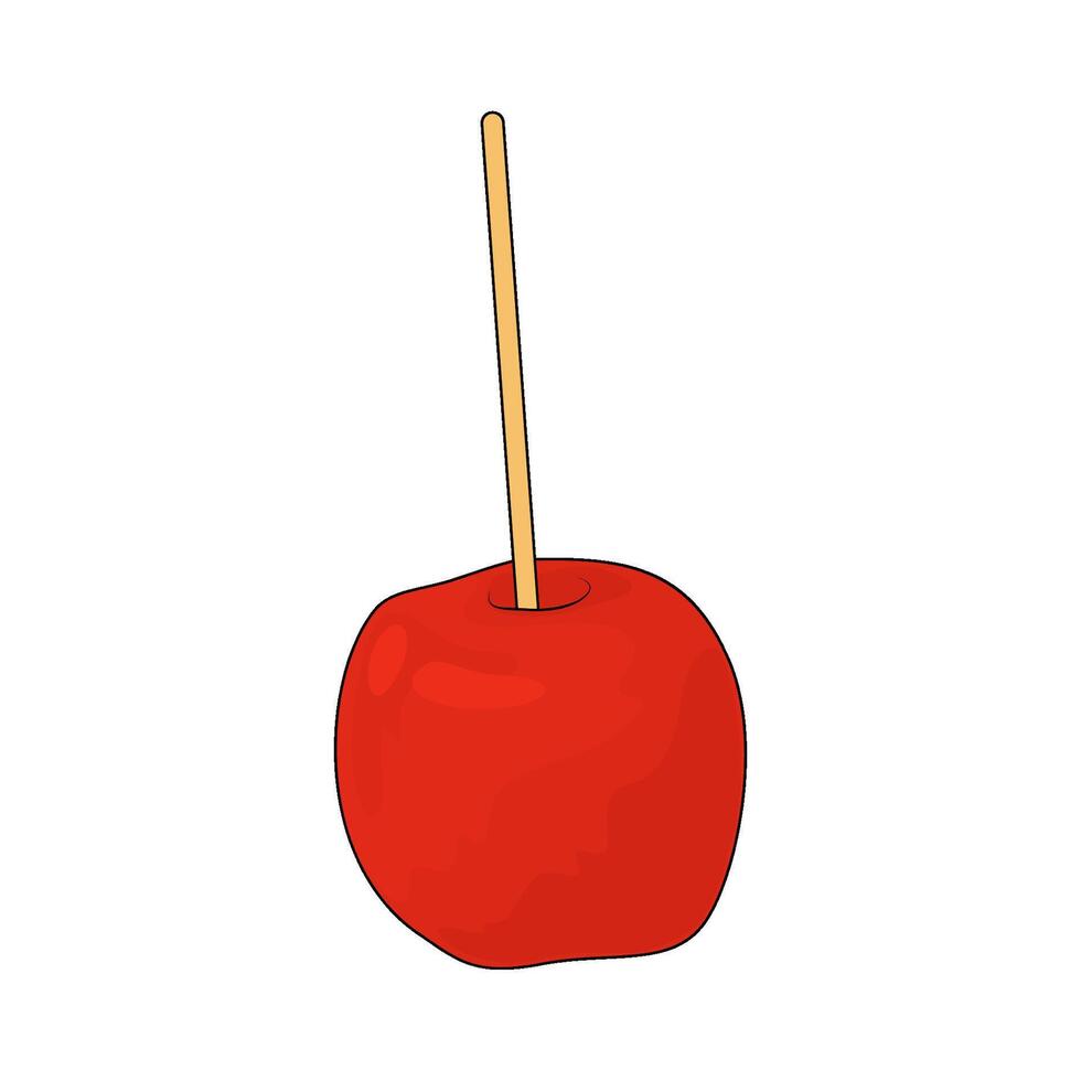 apple candy illustration vector