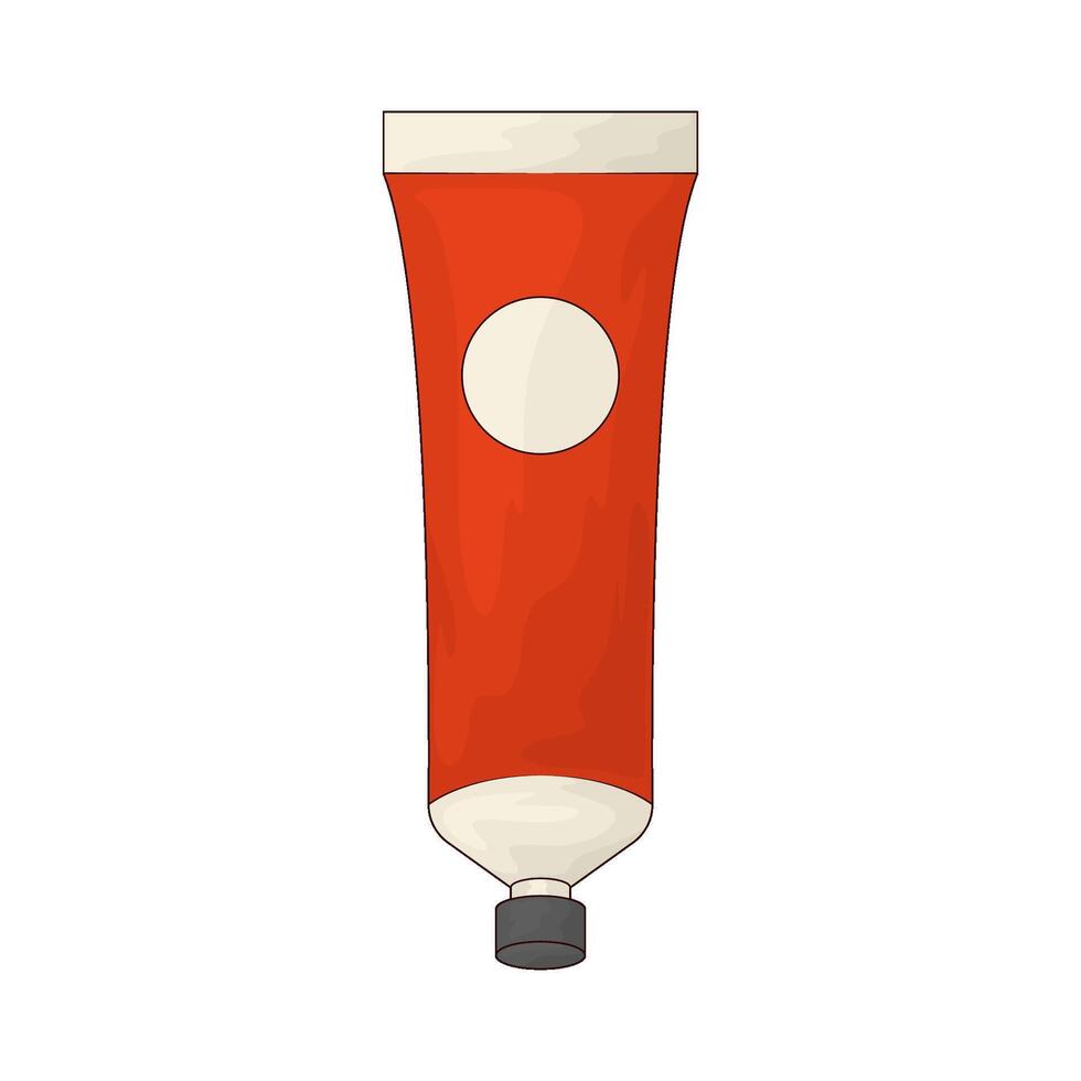 Art paint tube illustration vector