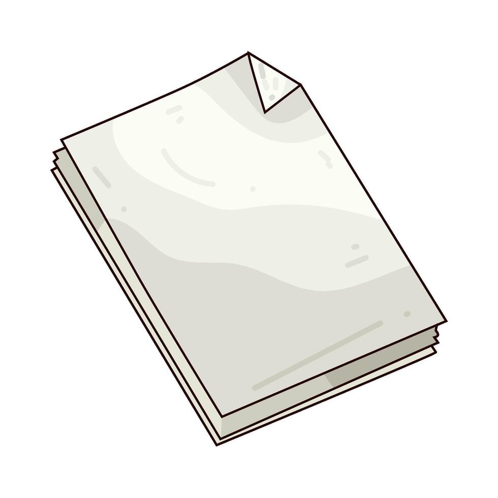 stacked paper illustrations vector