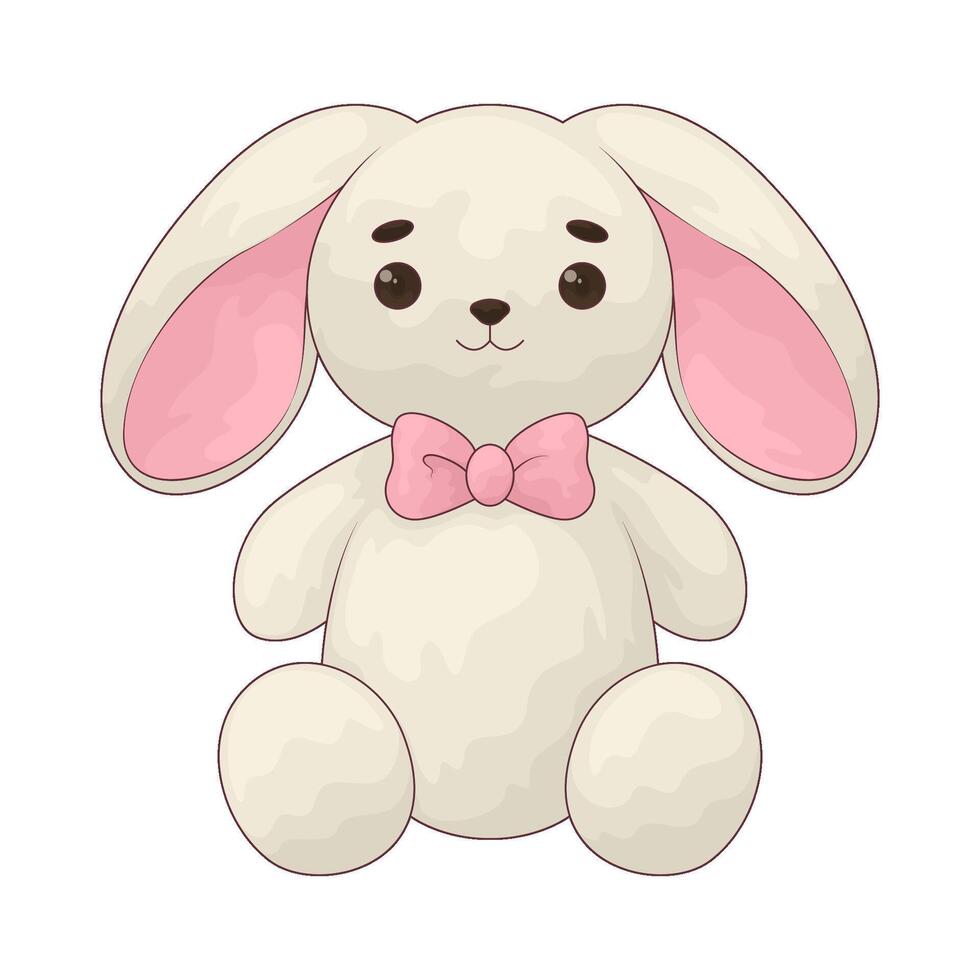 kids toys rabbit vector