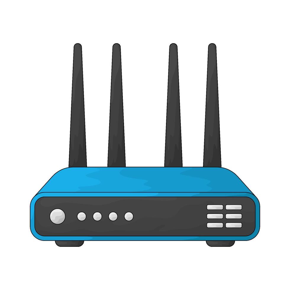illustration of a router vector