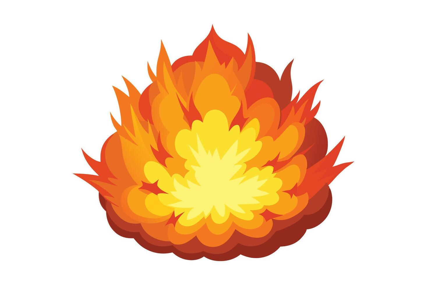 Explosive Cartoon Bomb Graphic for Games and Comics vector