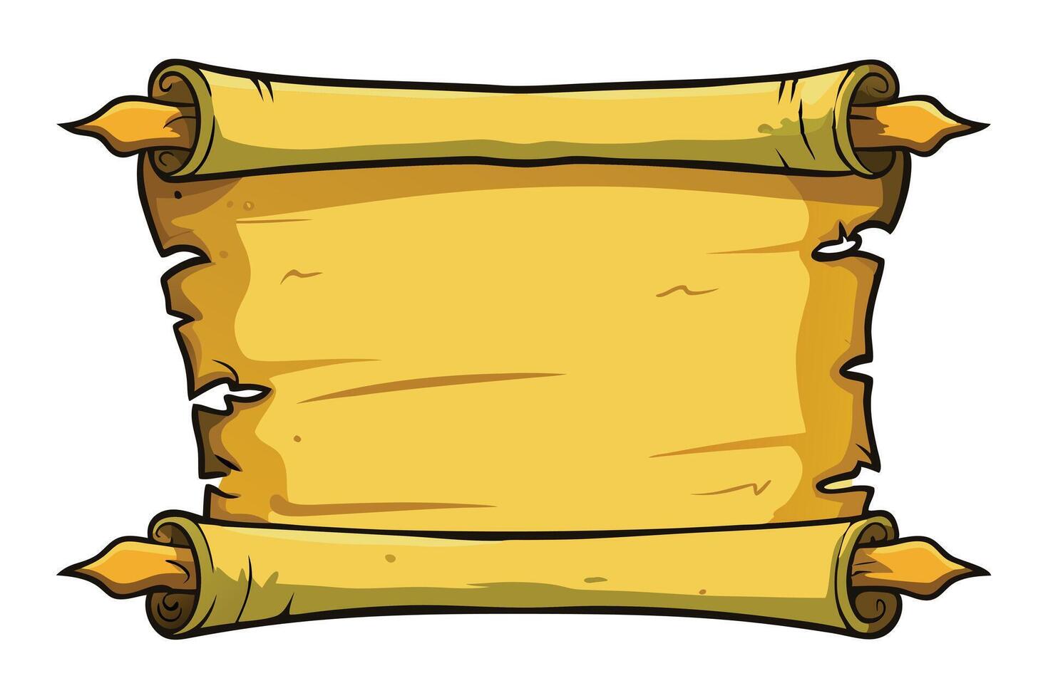 Illustration of an Ancient Scroll vector
