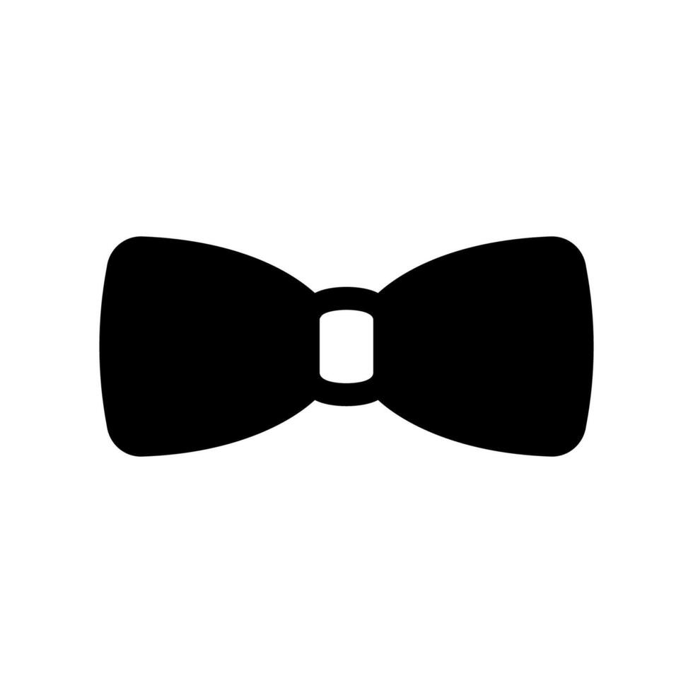 Dapper Neckwear Accessory Tied into a Classic Bow Shape vector
