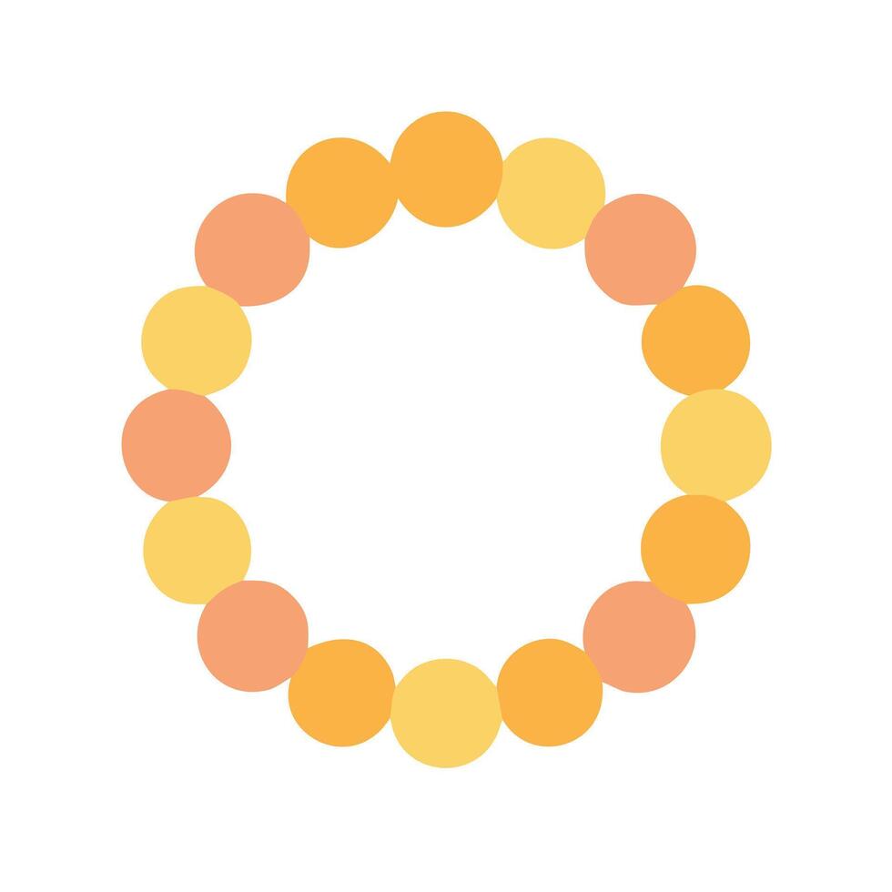 Beads icon isolated vector