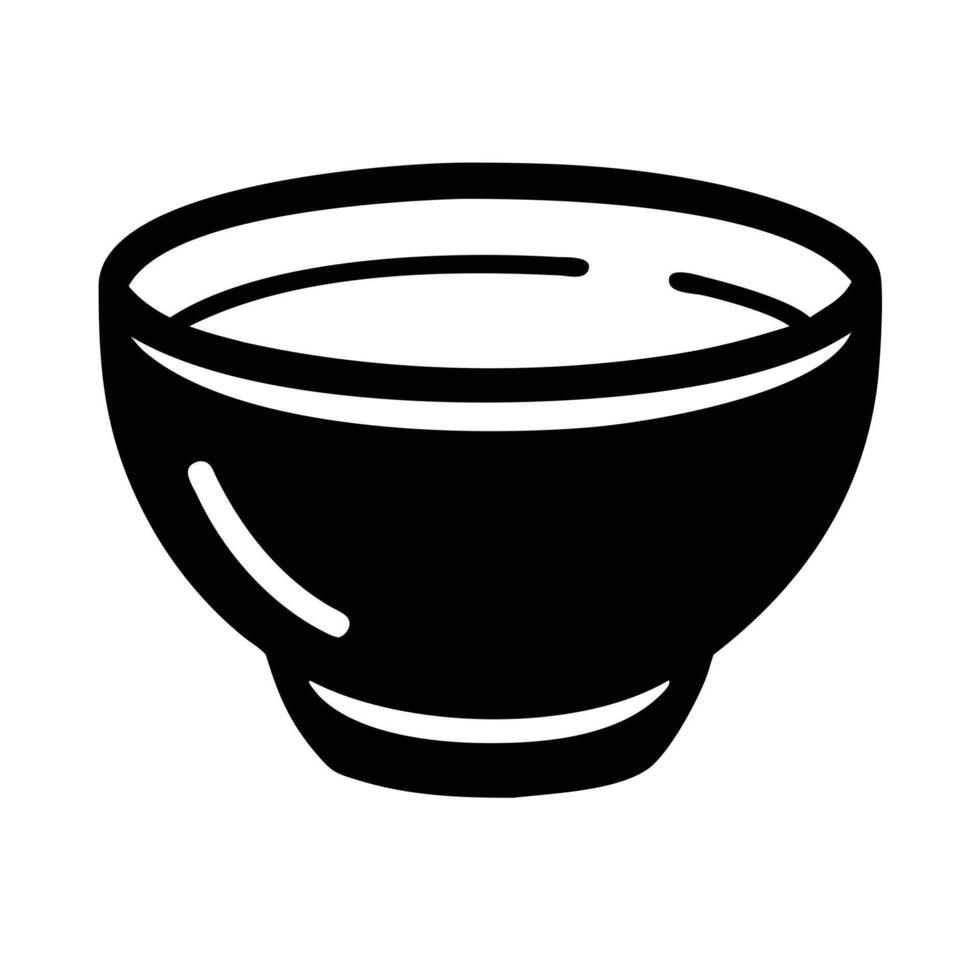 Bowl icon concept vector