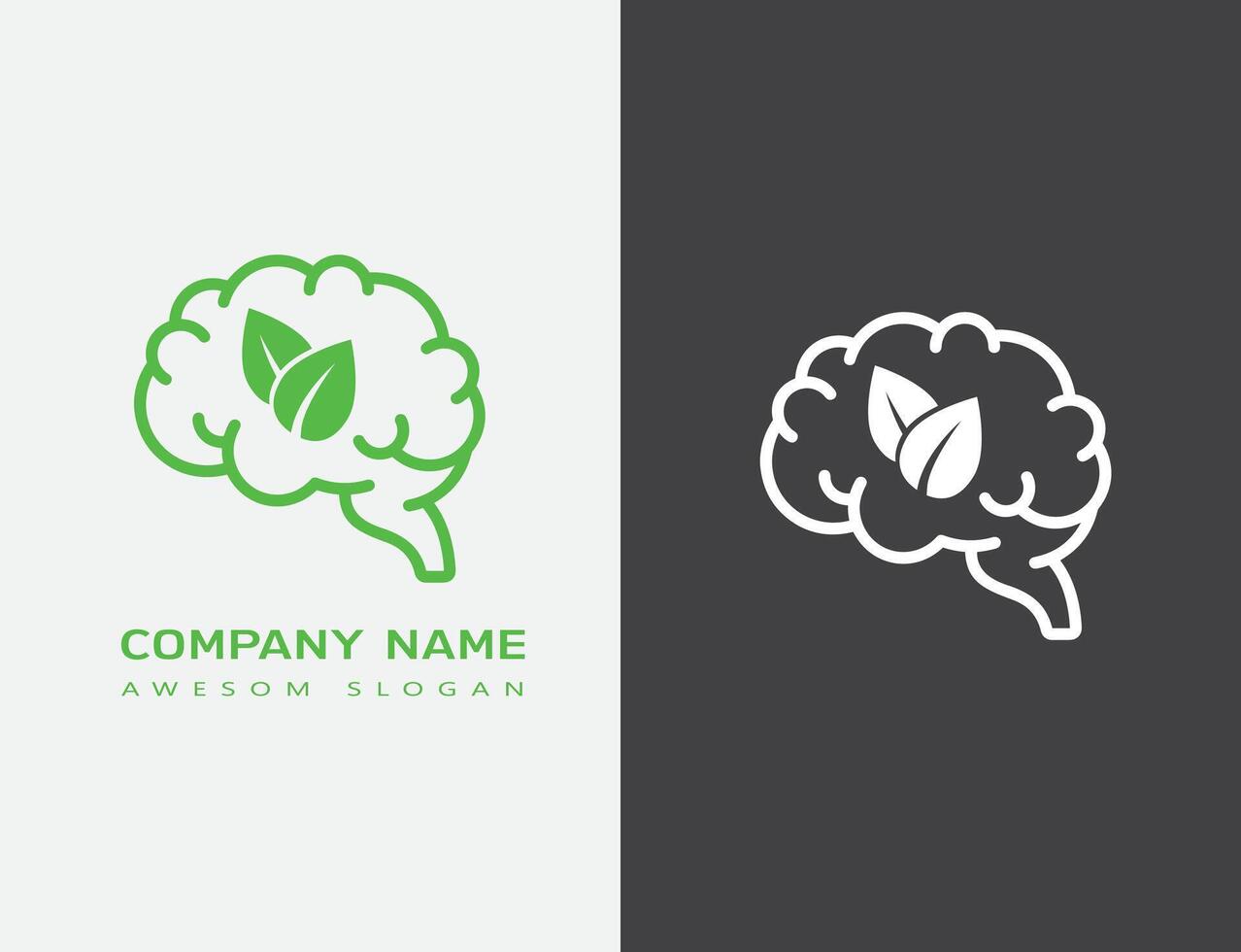 Mental health logo vector